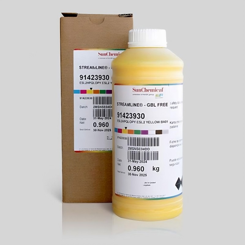 Stream Line Ink Екосолвентно мастило Жълто | SunChemical® Streamline® ESL2 Eco Solvent ...